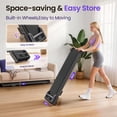 thumbnail image 6 of Evitormill Incline Walking Pad, 4 in 1 Under Desk Treadmill with Remote Control and LED Display, Compact Treadmill for Home & Office, Black, 6 of 10
