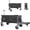 Black+ Gray 660, variant on Heavy Duty Folding Camping Wagon Cart with Bench Seat, Convertible All-in-One Utility Wagon for Outdoor Adventures, Black/Gray, 220lbs Capacity