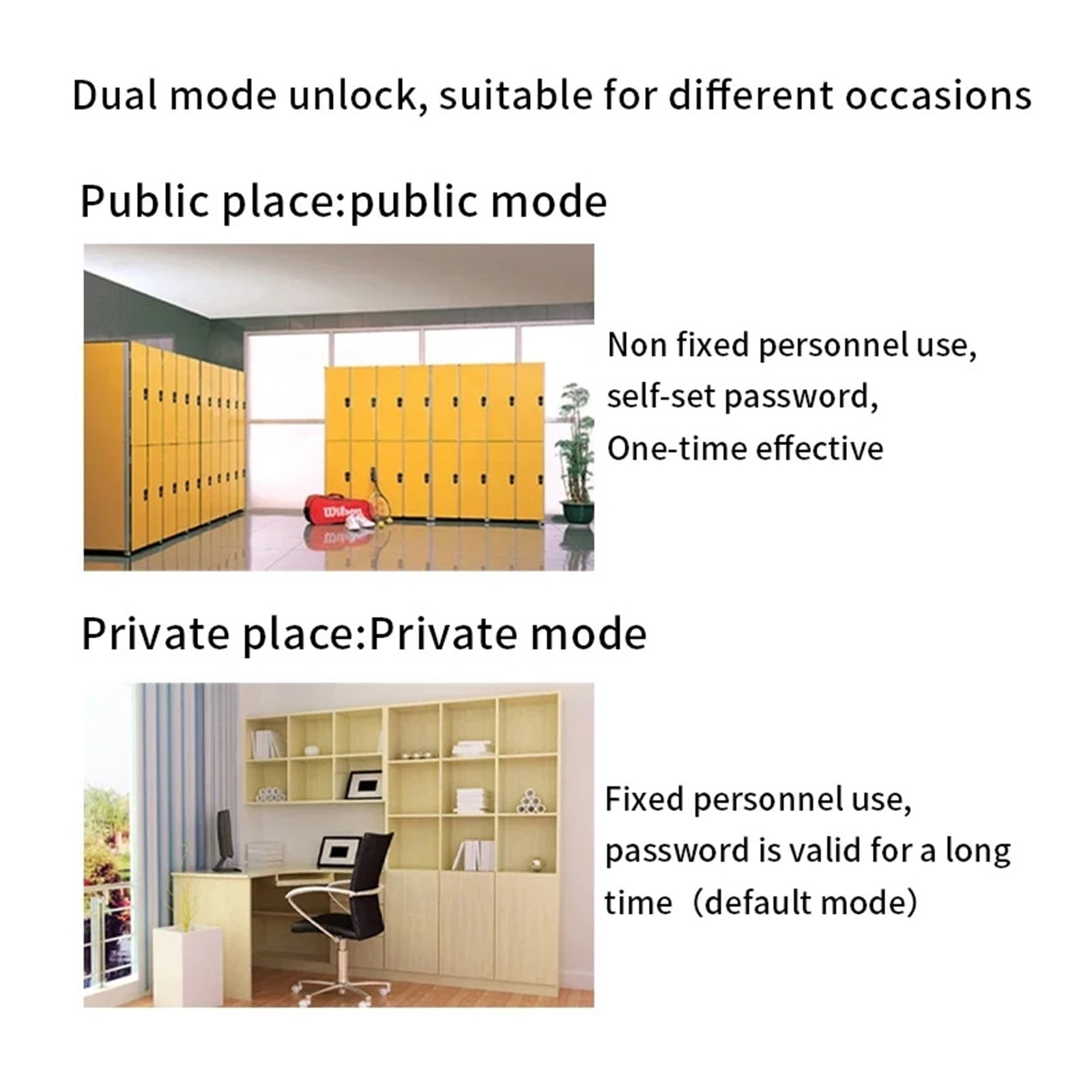 Touch Screen Digital Smart Electronic Password Door Lock Security Cabinet Lock Keypad Drawer Swipe