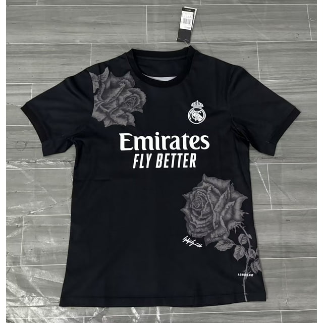 Old Jersey 23-24 Real Madrid Black Football Jersey Collection