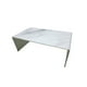 thumbnail image 2 of MESA DE CENTRO FRIDA MARMOL BLANCO-CRISTAL Terzetto FRIDA, 2 of 2
