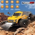 thumbnail image 2 of AUOSHI RC Cars 1:16 High Speed Remote Control Truck, 4WD All Terrain Off Road RC Truck 35+MPH with LED Lights, 2 Batteries for Kids and Adults Toy Gifts, 2 of 10