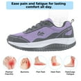 thumbnail image 4 of JOYFON Womens Walking Shoes with Arch Support Orthotic Plantar Fasciitis Foot Pain Relief Sneakers Tennis Shoes BlackPurple Size 7.5, 4 of 5