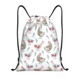 thumbnail image 1 of Saiise Funny Chicken Pattern Sports Drawstring Backpack - String Swim Gym Bag with Wet Proof Pocket for Women&Men-Medium, 1 of 6