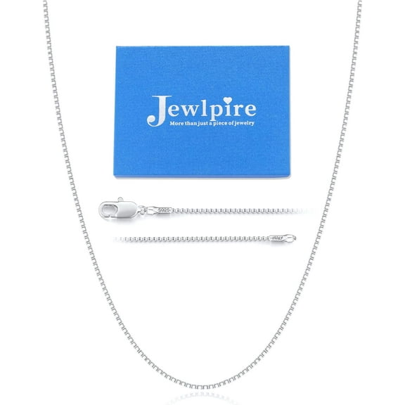 14-26 Inch Italian 1.3Mm 24K Gold Plated 925 Sterling Silver Box Chain Necklace For Women, Thin Women'S Chain Necklaces[o539]