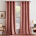 thumbnail image 1 of Cortinas ANRODUO Dusty Rose de terciopelo rosa, 234 x 132 cm, juego de 2, 1 of 6