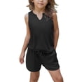 thumbnail image 1 of Ensemble de Vêtements d'Été pour Filles avec Poches pour Enfants, 1 of 9