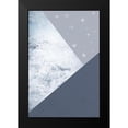 thumbnail image 2 of Urban Epiphany 13x18 Black Modern Framed Museum Art Print Titled - Navy Mountains 1, 2 of 5