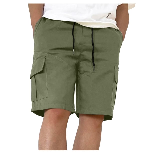 WILLBEST Pantalones Cortos Deportivos para Hombre, para Correr, Gimnasio, Ejercicio, con Bolsillos