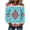 Multicolor6, variant on Miqool Western Vintage Print Sweatshirts for Women Long Sleeve Crewneck Casual Loose Pullover Sweatshirt Top