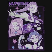 Girls KPop Demon Hunters Huntrix Group Panels T Shirt