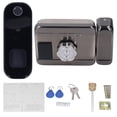 thumbnail image 1 of Cerradura de puerta inteligente Wifi, cerradura de puerta inteligente Tarjeta de huella digital Wifi Cerradura de puerta con contraseña Cerradura de puerta inteligente Máxima confiabilidad, 1 of 8