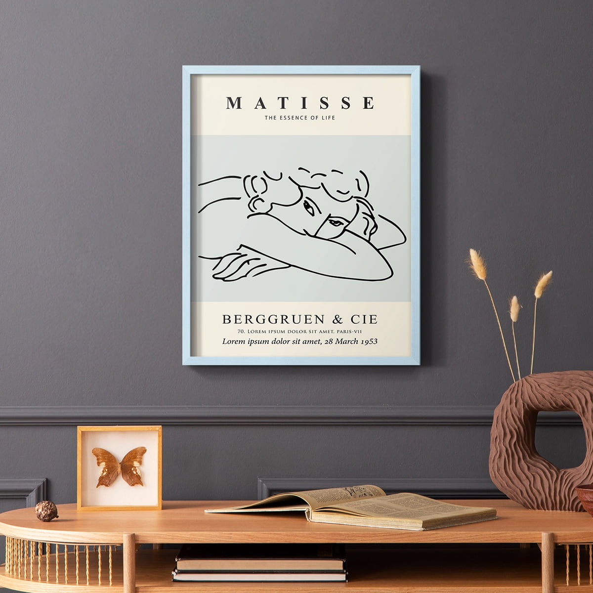 Matisse L Framed Print - Solid Wood