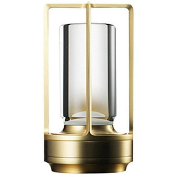 Rechargeable Crystal Lamp Bedside Table Bedroom Led Touch Table Lamp Restaurant Decoration Atmosphere Night Light Gold