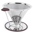thumbnail image 3 of Filtre à Café, Filtre en Acier Inoxydable avec Filtre à Café Conique Accessoires de Filtre à Café Fiabilité Exceptionnelle, 3 of 7
