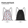 thumbnail image 2 of Yiaed Strawberry Print Drawstring Bags Drawstring Backpack Bulk String Back Pack Gym Sport Bag-Small, 2 of 5
