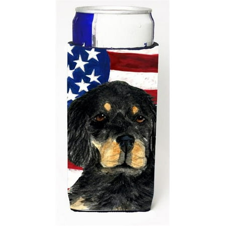 

Usa American Flag With Gordon Setter Michelob Ultra bottle sleeves For Slim Cans - 12 oz.