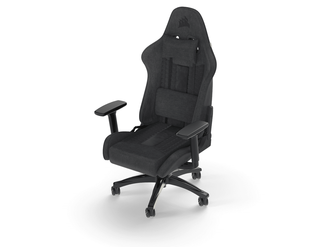 Corsair TC100 RELAXED Gaming Chair (Fabric Grey/Black)