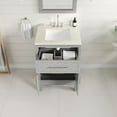 thumbnail image 5 of Eviva Cambridge 24 in. Gray Single Sink Bath Vanity with Bianco Bella Quartz Top and Undermount Porcelain Sink, 5 of 11