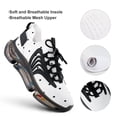 thumbnail image 4 of Polka Dots Walking Shoes for Men Woman Lightweight Tennis Fashion Elastic Sports Shoes Cushion Basketball Shoes, 4 of 7