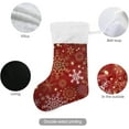 thumbnail image 2 of GZHJMY Christmas Stocking, Personalized Christmas Large Candy Stocking, 1 PCS Hanging Gift Xmas Stocking Decoration for Family Holiday Party Ornaments Decor Fireplace, 2 of 2