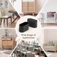 thumbnail image 5 of 24 Pieces Chair Leg Caps, 40 x 20 mm Chair Leg Protectors, Oval Chair Leg Protectors, Non-Slip, Protects Seat Legs, Floors, Fits Oval Tube Caps, 5 of 5
