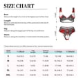 thumbnail image 6 of Daiia Chillin with My Gonme Women's Bikini Set Two Piece Swimsuit High Waisted Bikini Adjustable Straps Bikini Perfect for Beach, Pool, and Summer Vacation-Medium, 6 of 9