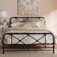 thumbnail image 2 of Baxton Studio Beatrice Queen Metal Bed in Black, 2 of 8