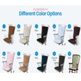 thumbnail image 5 of Baby Doll Bedding Heavenly Soft Adult Rocking Non-Slip Chair Pads - Two-Piece Rocking Chair Cushion Pads for Adults - Machine Washable, For Home Application - Ecru, 5 of 7