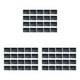thumbnail image 4 of Juego de 50 sobres de papel Kraft Bewildely materiales reciclables color negro carbón 155 x 105 mm M, 4 of 6