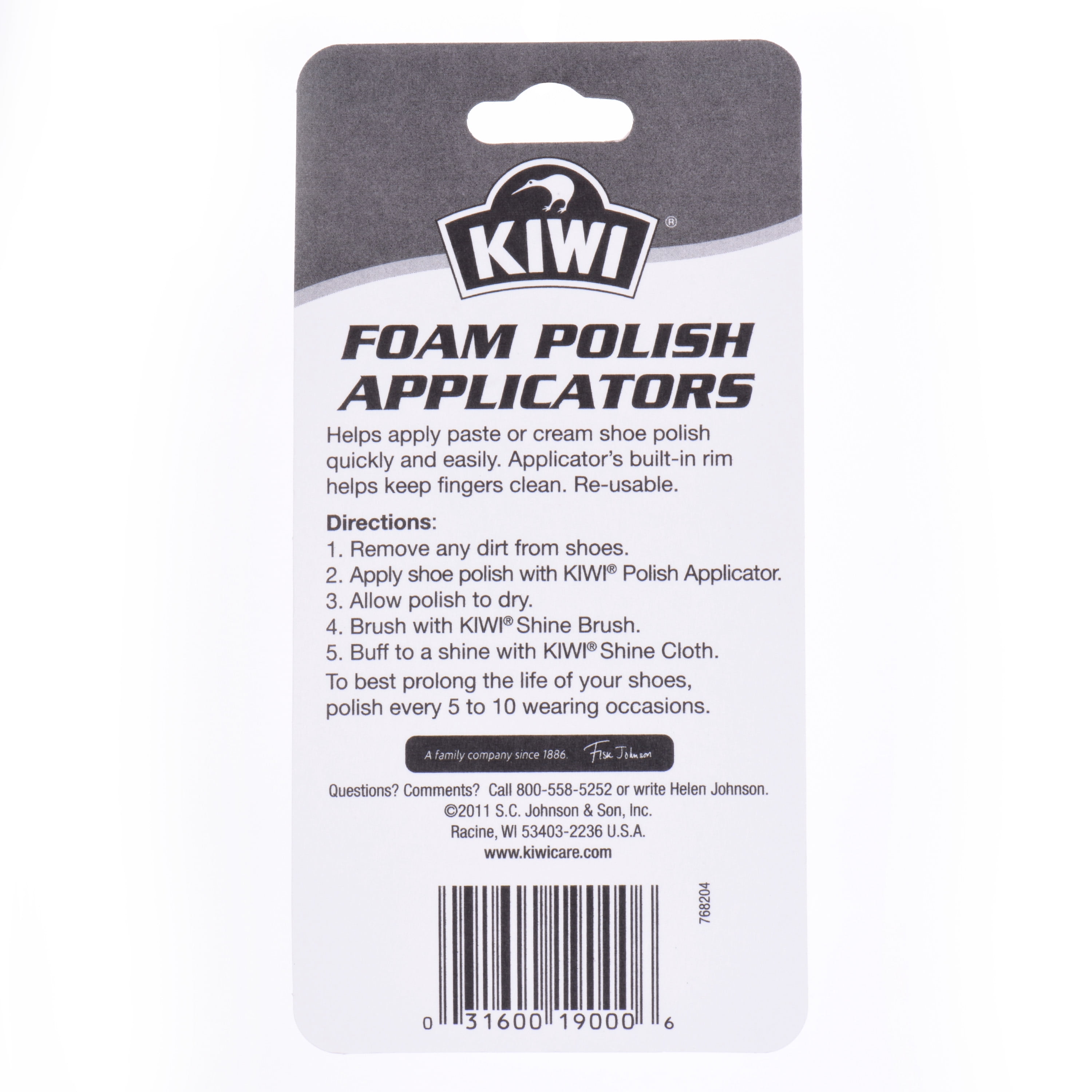 kiwi foam polish applicators