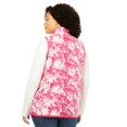 thumbnail image 3 of Woman Within Women's Plus Size Zip-Front Microfleece Vest Vest, 3 of 6