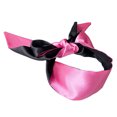 thumbnail image 2 of YAOBAMM Adjustable Length Blindfold Blindfold Lace Eye Cover Self Restraint Stage Performance Costume Smooth Silk Satin Shade Band, 2 of 7