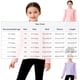 thumbnail image 2 of Cowsor Toddler Girl Shirts Ruffle Long Sleeve Baby Girl T-Shirts Kids Blouse, Ribbed Toddler Girl Tee Tops, 2 of 6