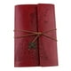 thumbnail image 5 of Cuaderno de cuero recargable, diario de viaje, regalo perfecto para hombres o mujeres. rojo, 5 of 8