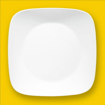 Corelle Square Pure White 9" Lunch Plate