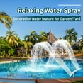 thumbnail image 4 of Soldes Aujourd'hui Liquidation! GIFTSCA Support de Piscine Double Tête Bassin de Poissons Jardin, 4 of 6