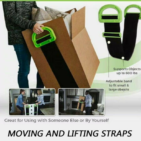 Jeobest Lifting Strap for Moving - Adjustable Moving Strap - Moving and Lifting Strap - The Landle Adjustable Moving and...