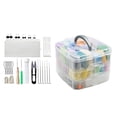thumbnail image 1 of Premium Beginner Needle ing Supplies Wool Roving Work Tools ed 40 Colors, 1 of 8