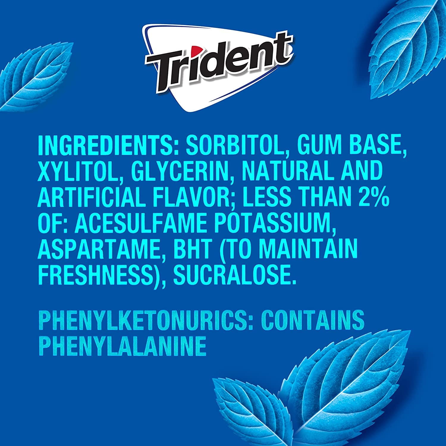 Trident Value Pack Perfect Peppermint, Count 12 (14Pcs) X 2 (Package Quantity 2) Gum - (Buy Bulk at a Wholesale Price)
