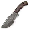 thumbnail image 1 of PAL 2000 KNIVES Handmade Damascus Steel 10 Inches Tracker Knife Perfect Grip Rose Wood Handle with Sheath 9833, 1 of 4