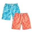 thumbnail image 4 of ZHUASHUM Little Child Boy Pants Swim Shorts Pants Beach Pants Boy'S Casual Sports Shorts Swim Shorts Cartoon Pants Blue,Size:11-12 Years, 4 of 9