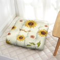 thumbnail image 3 of Boho Sunflower Aesthetic Pillow&nbsp;– 22x22 Inch Boho Cushion, Earthy Tones, Supportive for Back Pain Relief, 3 of 7