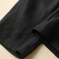 thumbnail image 6 of Sngxgn Womens Casual Loose Pants Comfy Cropped Work Pants with Pockets Elastic High Waist Pants(Black,L), 6 of 6