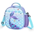 thumbnail image 1 of Mermaid Sac à Lunch - Boîte à Lunch Isolée 3D Filles École Pique-Nique Magasinage Déjeuner Profitez de la Coffre Imperméable Réutilisable Sac à Lunch Chaud Z126, 1 of 5