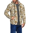 thumbnail image 2 of Honeii Indian Paisley Print Hoodies for Men, Pullover & Full Zip, Breathable Zip up Hoodie, Sweatshirt-Large, 2 of 5