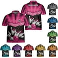 thumbnail image 2 of Personalized Bowling Jersey Gift 3D Custom Bowling Shirts for Team Name Bowl Bowler Shirt Unisex Cool Men Women (Green, 3XL), 2 of 10
