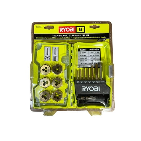 

RYOBI Tap & Die Set (13-Piece)