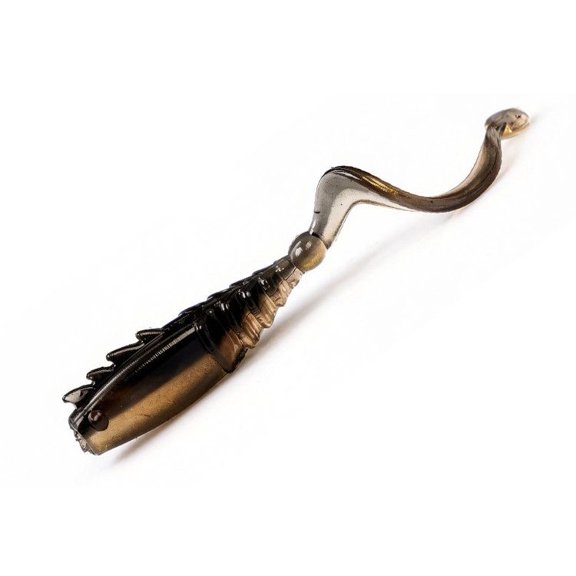 Roll Tail Soft Bait With Dragon Pattern,Reverse Threaded Side Ridges,Vibrating Scorpion Tail,Anti-Snag Reverse Head Spines
