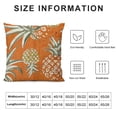 thumbnail image 5 of YINGXI Throw Pillow Covers Decoration for The Home Decorative Case Pillowcase for Couch Sofa Square Orange 18x18in, 5 of 5